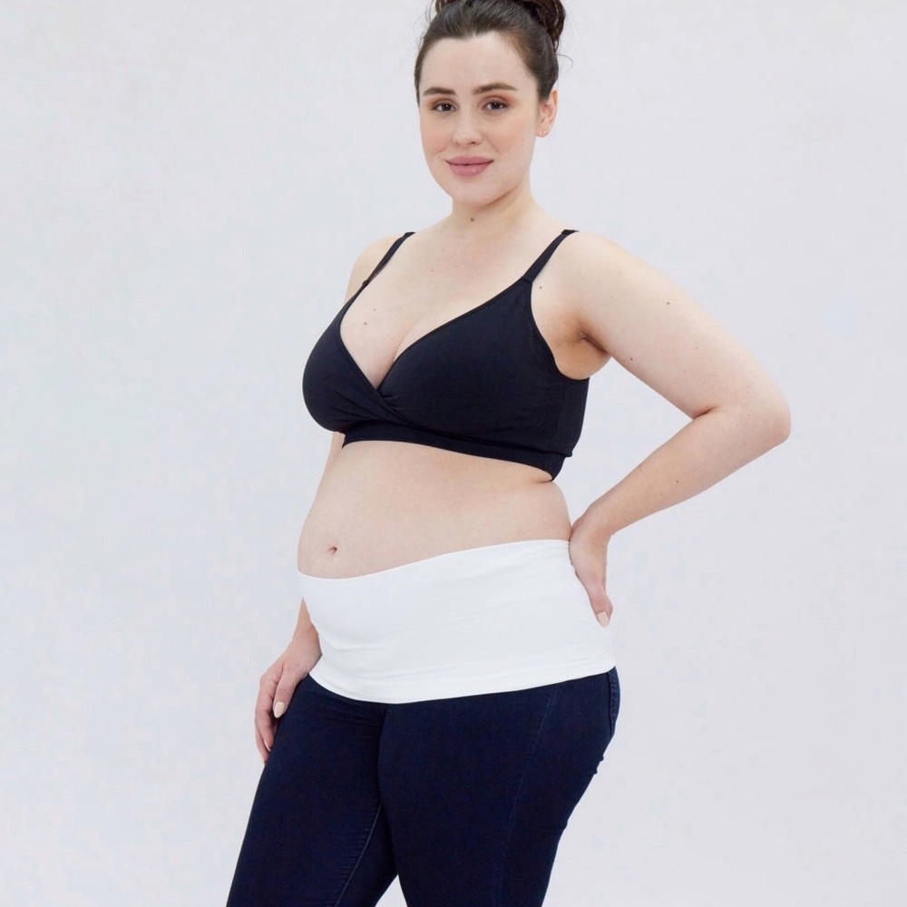 INGRID+ISABEL Bellaband - Maternity Medium/Large - Belly Band in Fresh White NWT